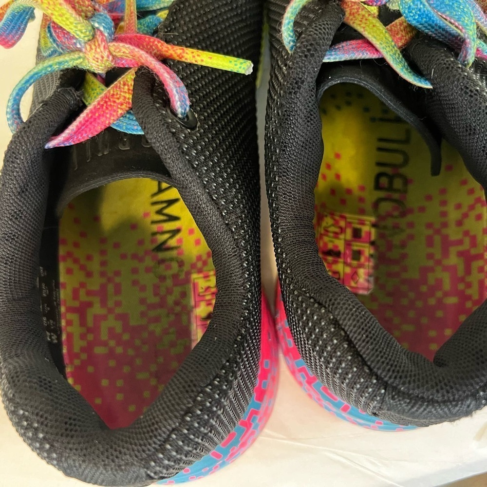 NOBULL Project Superfabric Trainer+ BLACK NEON GLITCH WOMEN'S 7.5 - Picture 9 of 11